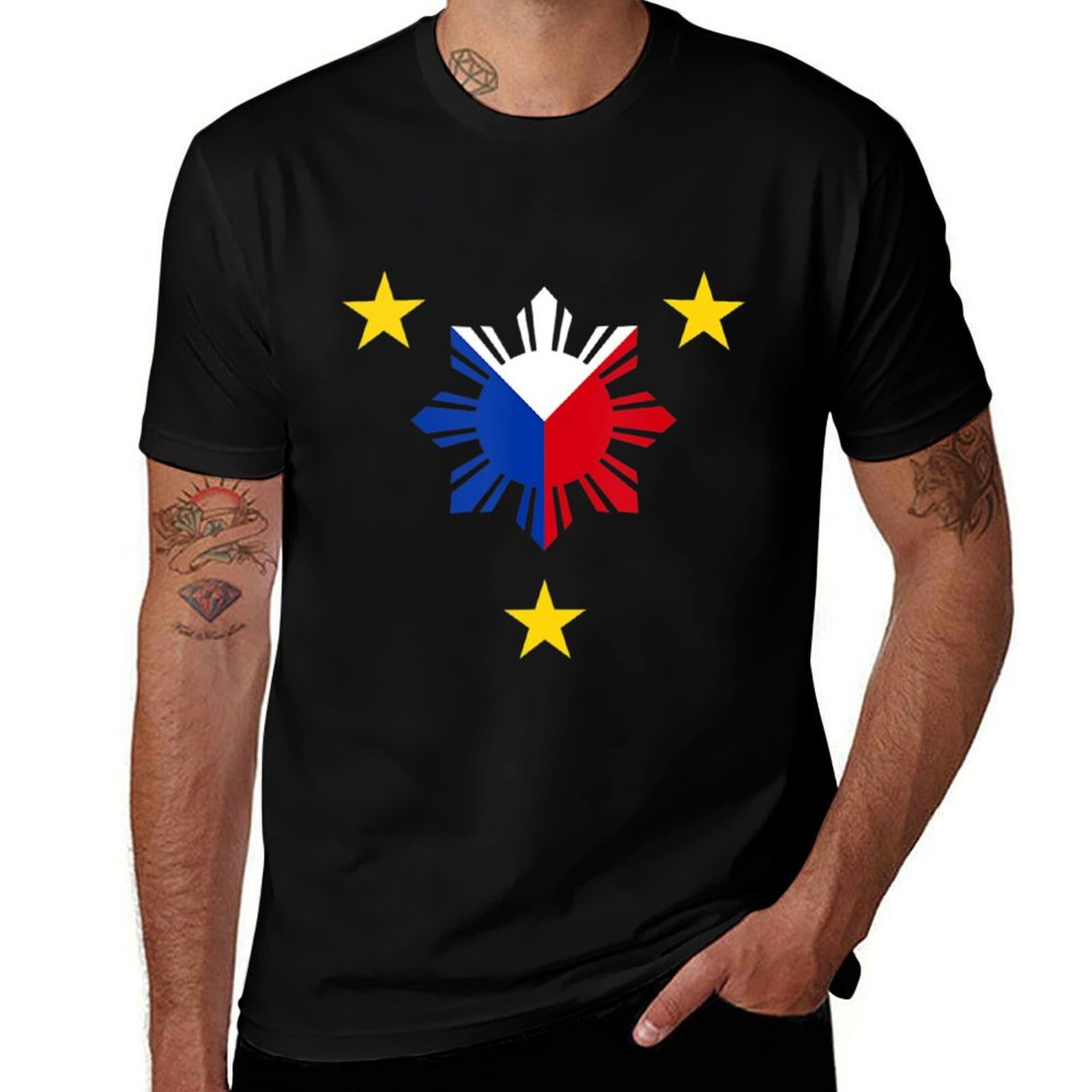 Street Fashion Philippines - Philippine Flag - Philippines Sun and