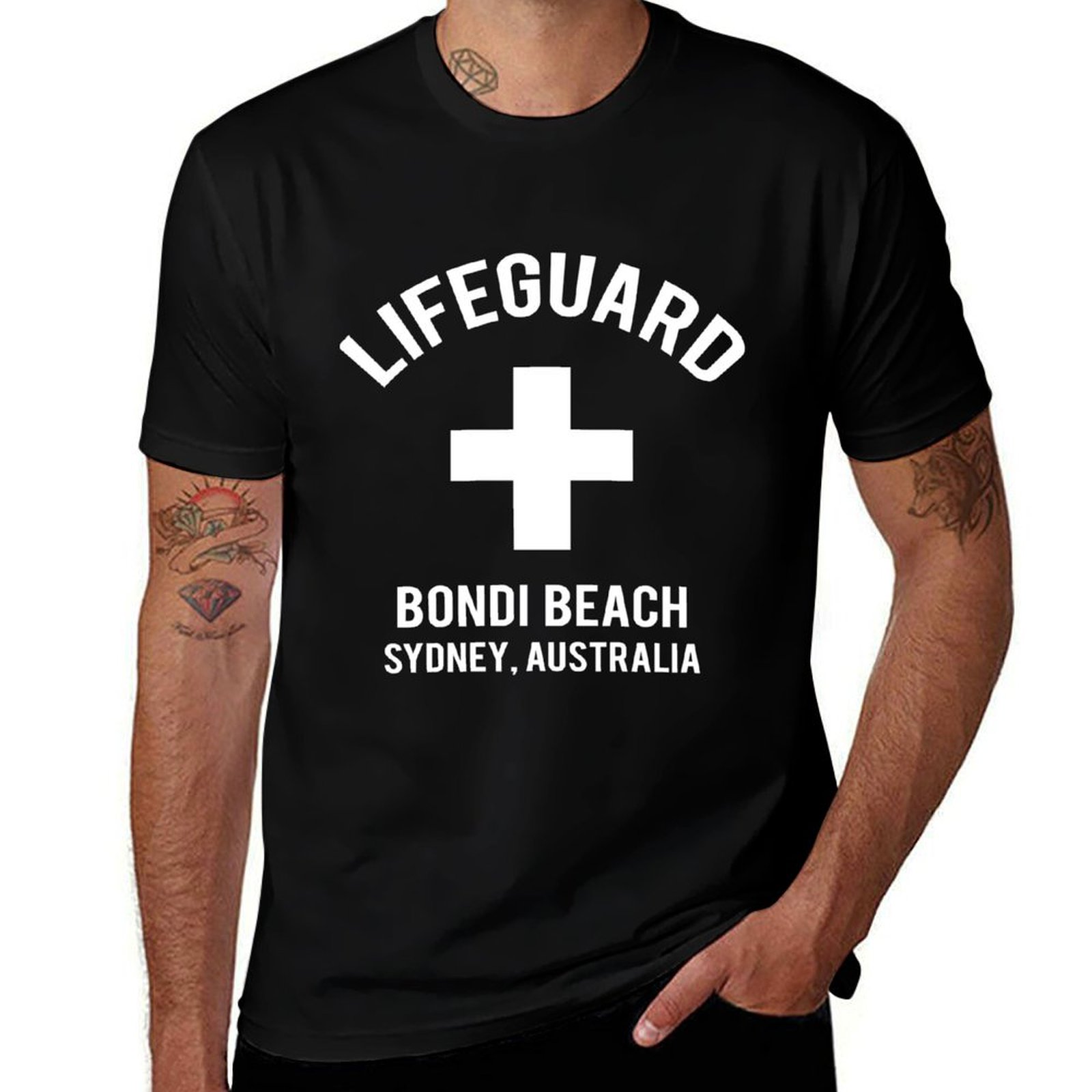 Street Fashion Australia - Lifeguard Bondi Beach Sydney, Australia, Coast