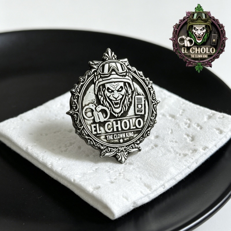 Street Fashion Hats - Custom Clown Logo Brooch Personalized Retro