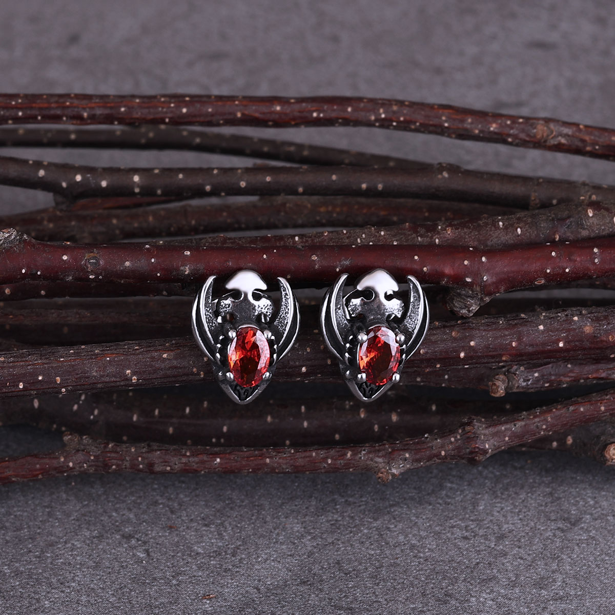 Street Fashion Earrings - Personalized Ladybug Fashion Stainless Steel Earrings