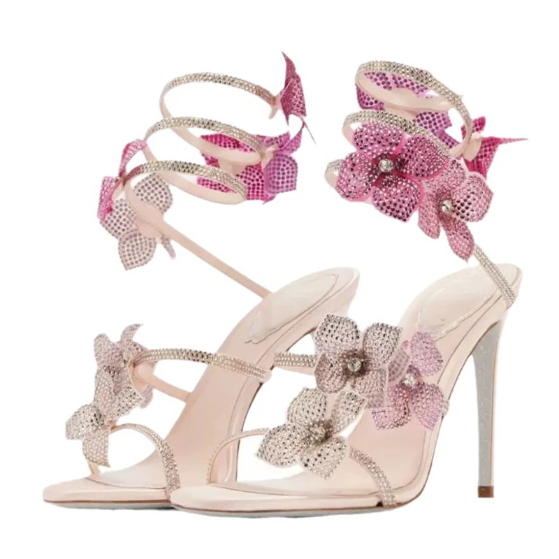 Street Fashion Women - Eilyken Sexy CRYSTAL Flower Thin High