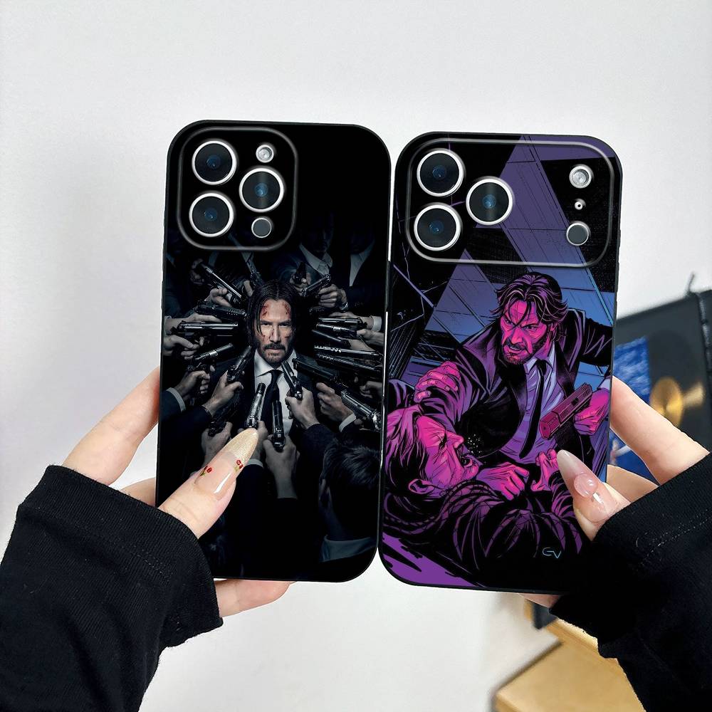 Street Fashion Store - M-Movie Character J-John W-Wick Phone Case