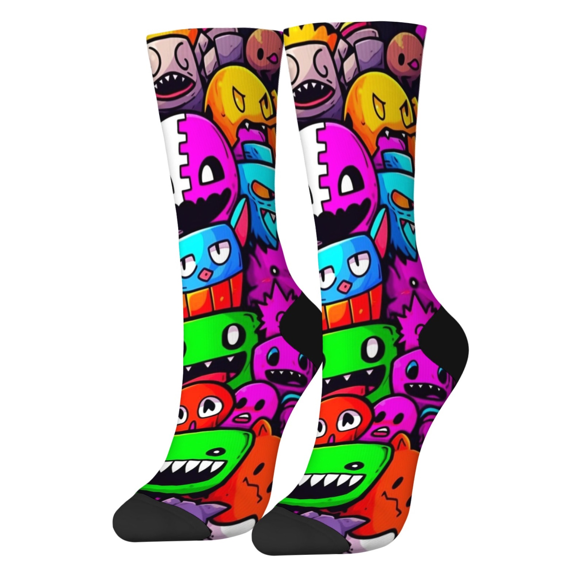 Novel and Fun Monster Print Me - Street Fashion Style Youtube 评论和价格