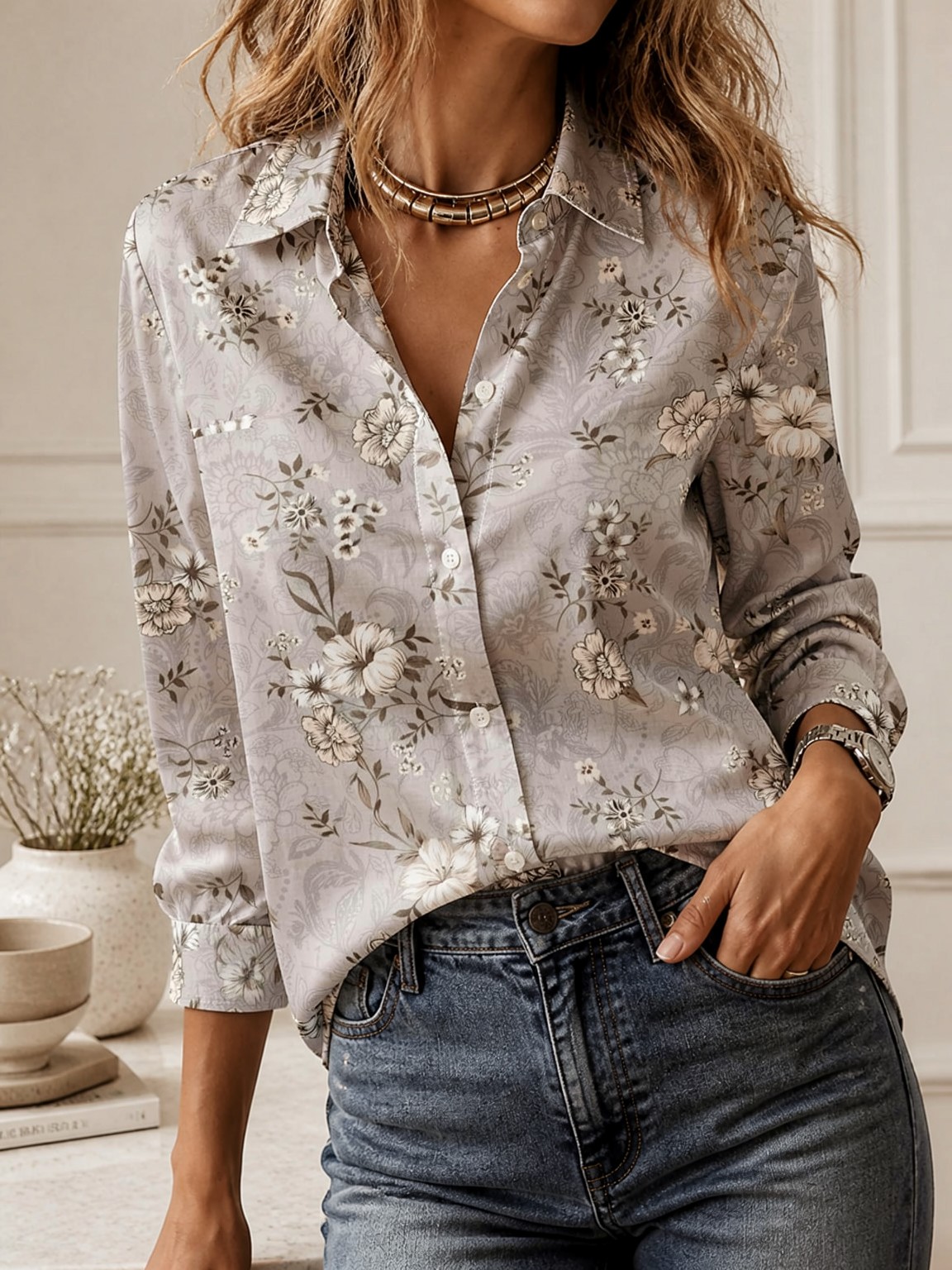 2026Women Turn Down Collar Lon - Street Fashion Us 评论和价格