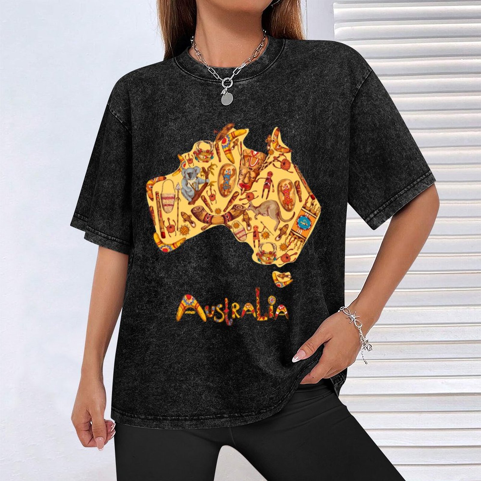 Aboriginal Flag Aboriginal Map - Street Fashion Australia 评论和价格