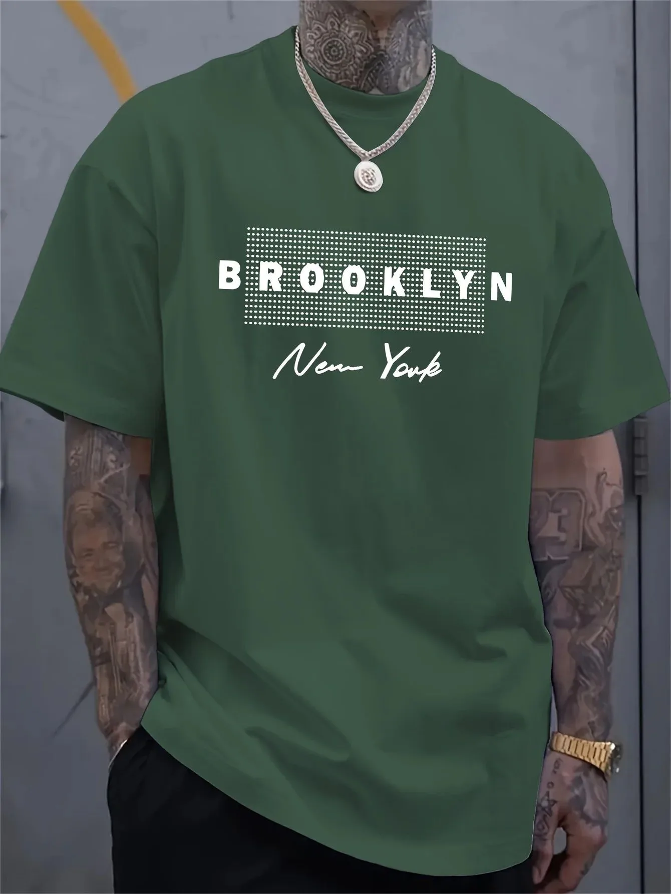 Men's New York Letter Printed  - Street Fashion Of New York 评论和价格