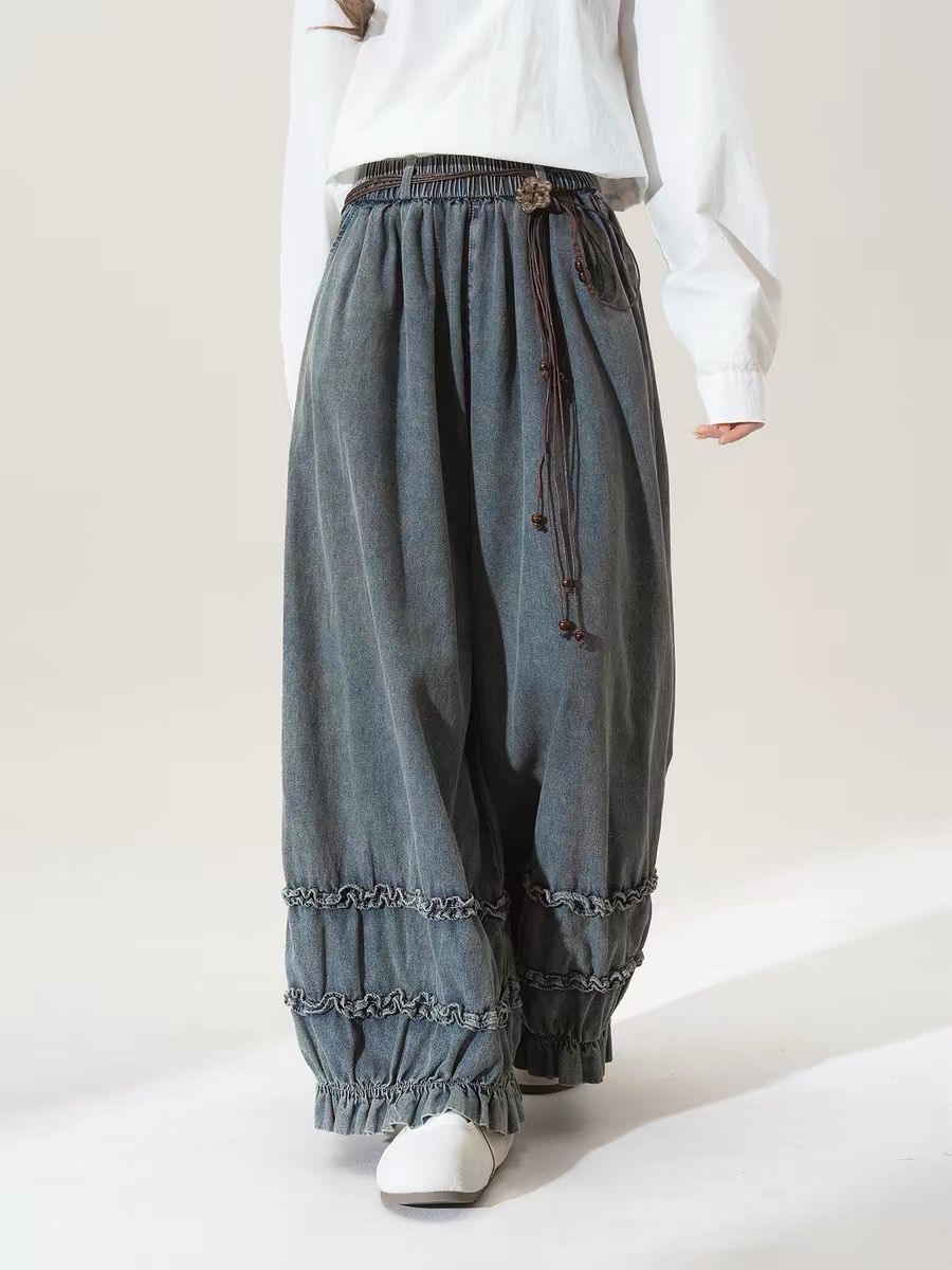 Japanese Retro Solid Color Loo - Japanese Street Fashion Female 评论和价格