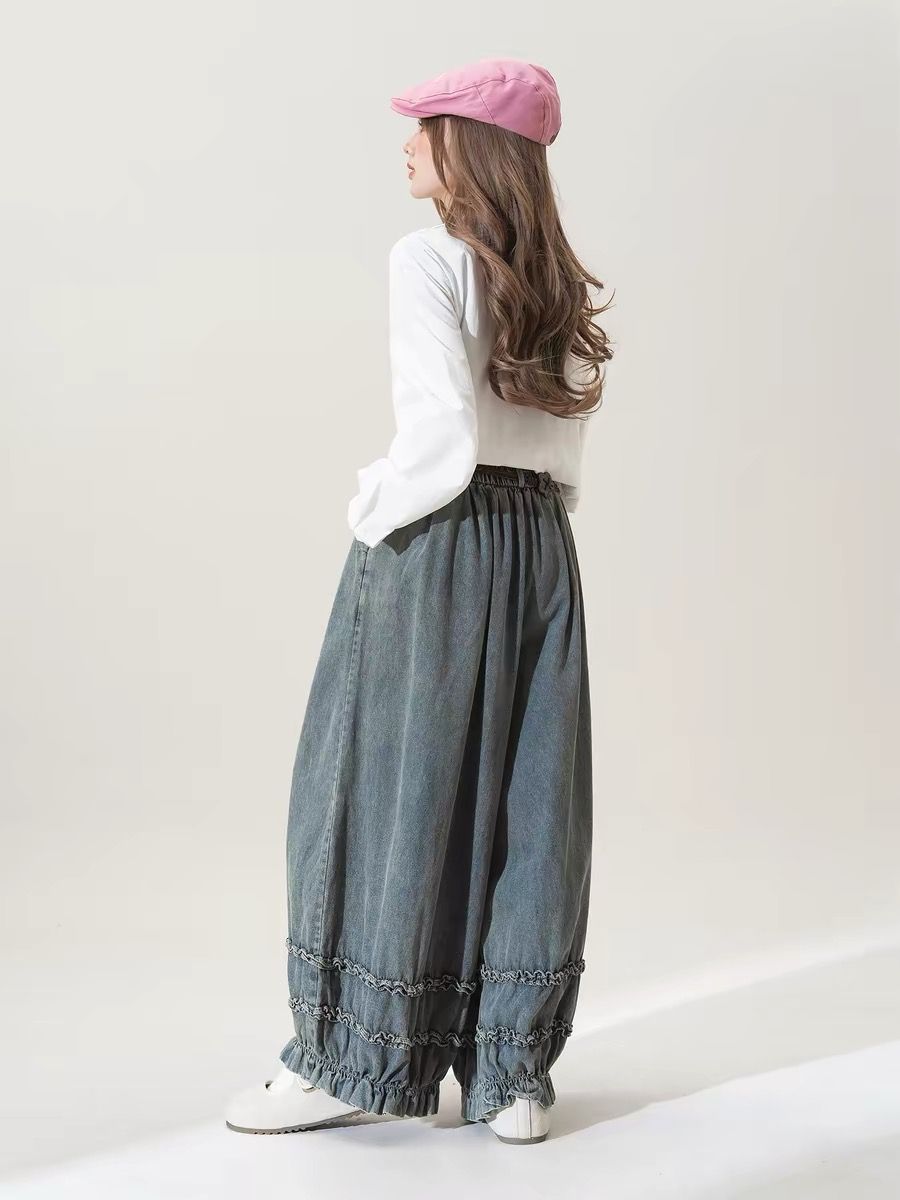 Japanese Retro Solid Color Loo - Japanese Street Fashion Female 评论和价格