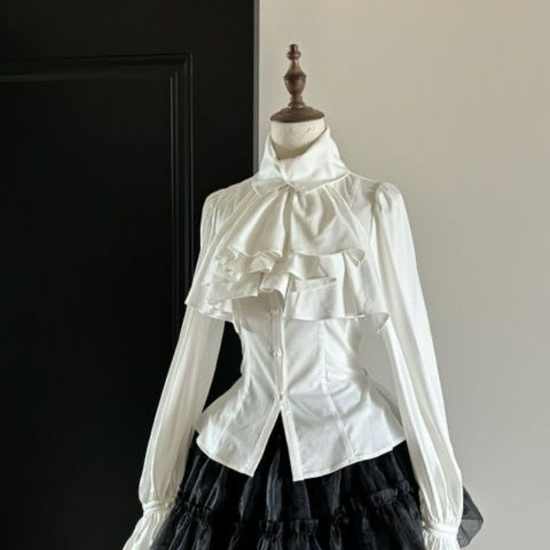 Japanese Style Long Sleeved Ru - Japanese Street Fashion Female 评论和价格