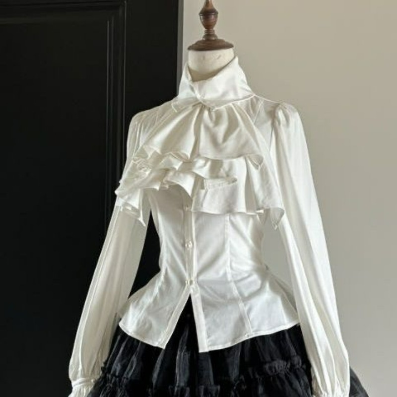 Japanese Style Long Sleeved Ru - Japanese Street Fashion Female 评论和价格