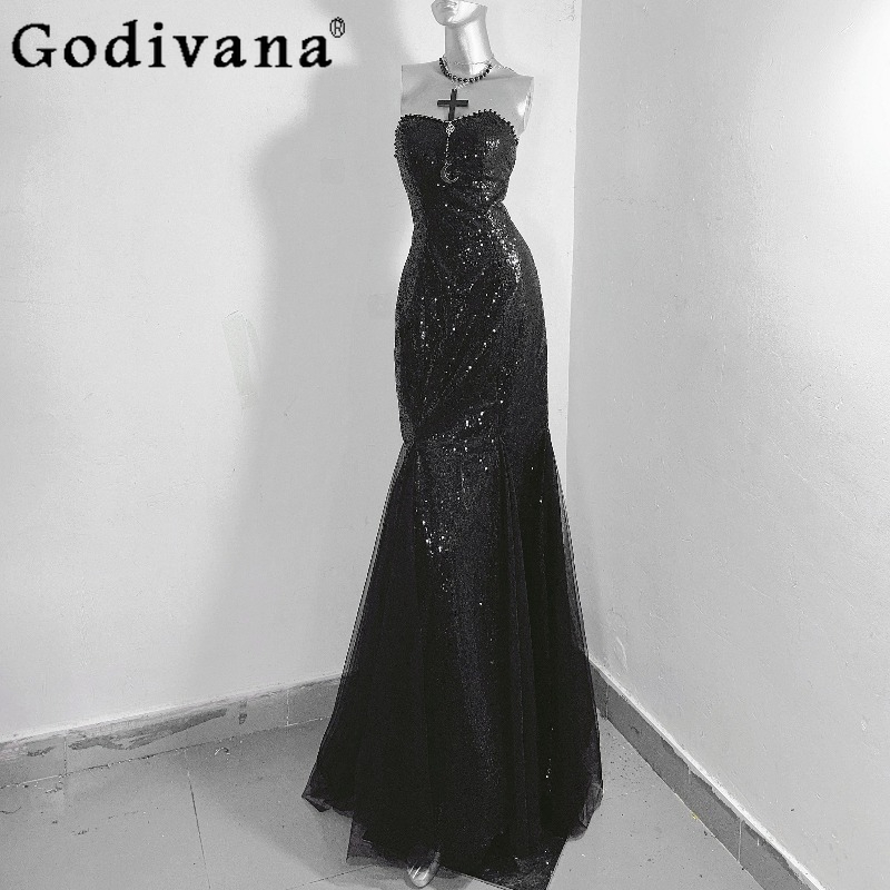 Original Gothic Sequin Floor L - Japanese Street Fashion Female 评论和价格