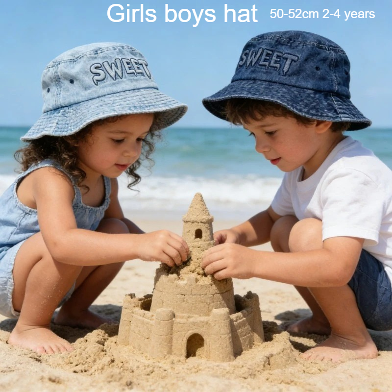 Japanese Retro Kids Bucket Hat - Street Fashion Hats 评论和价格