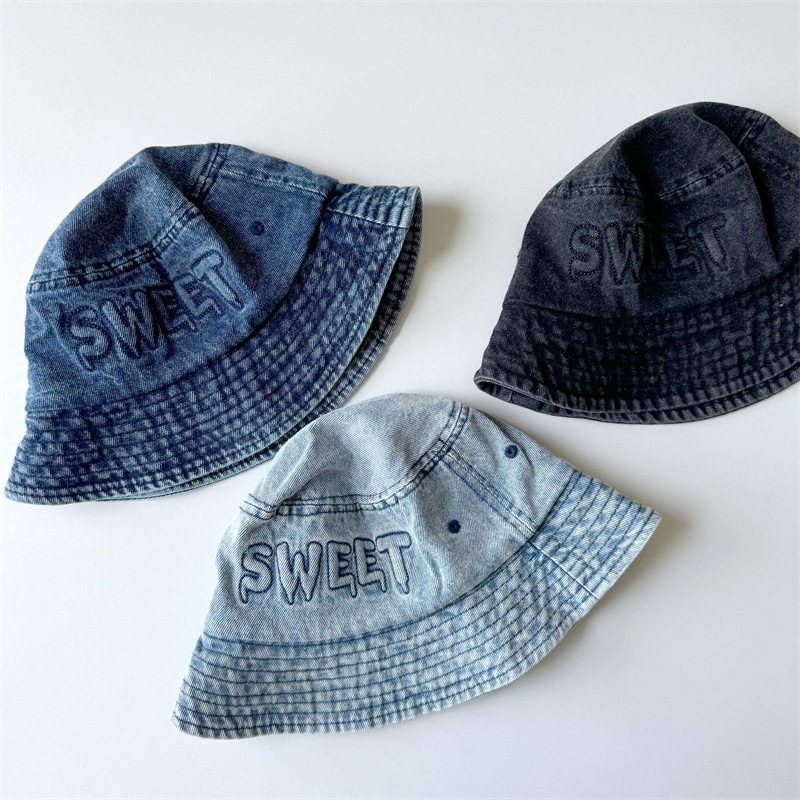Japanese Retro Kids Bucket Hat - Street Fashion Hats 评论和价格