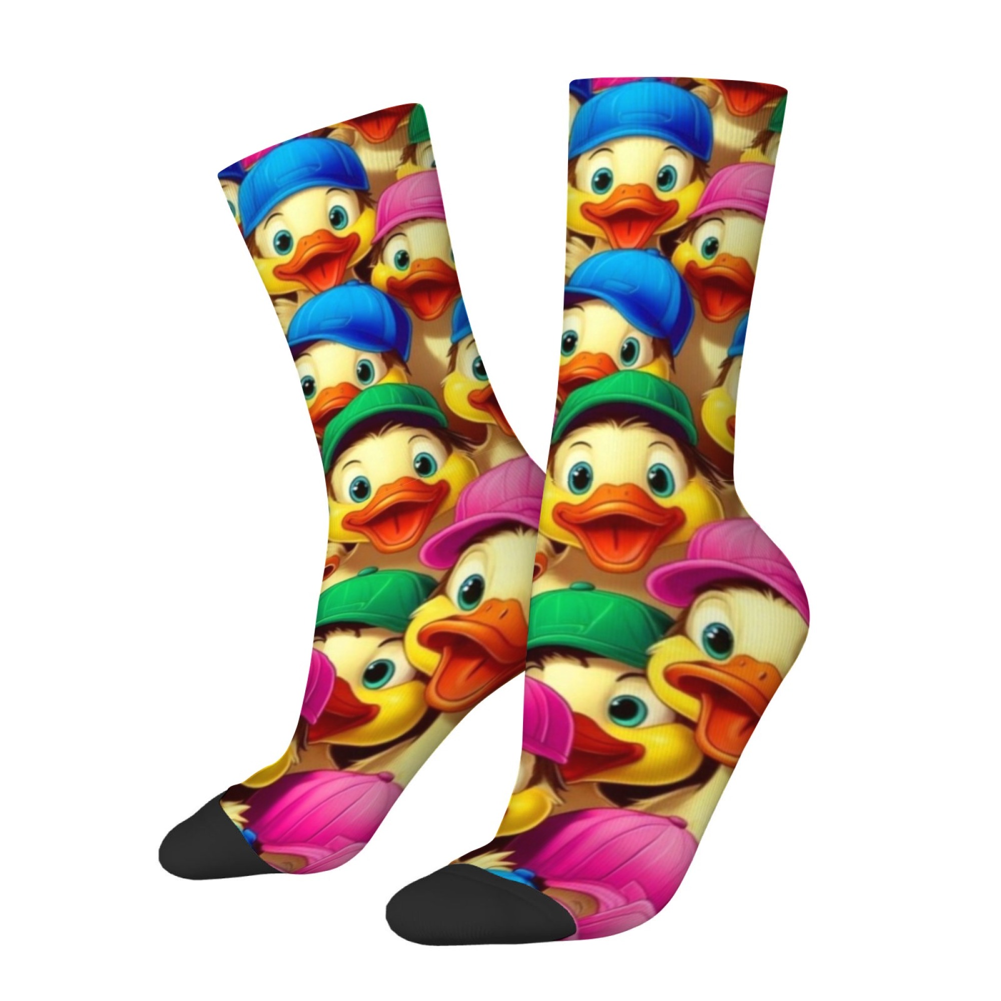 Happy Rubber Duck Socks Novelt - Street Fashion Style Youtube 评论和价格