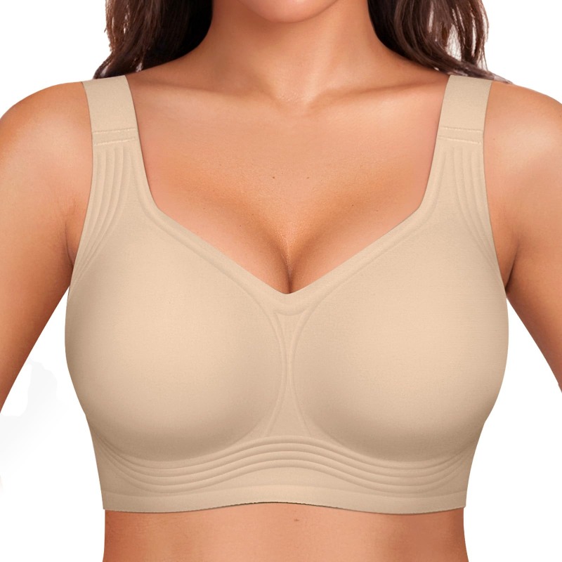 Plus Size Wireless Jelly Bra W - Street Fashion Women 评论和价格