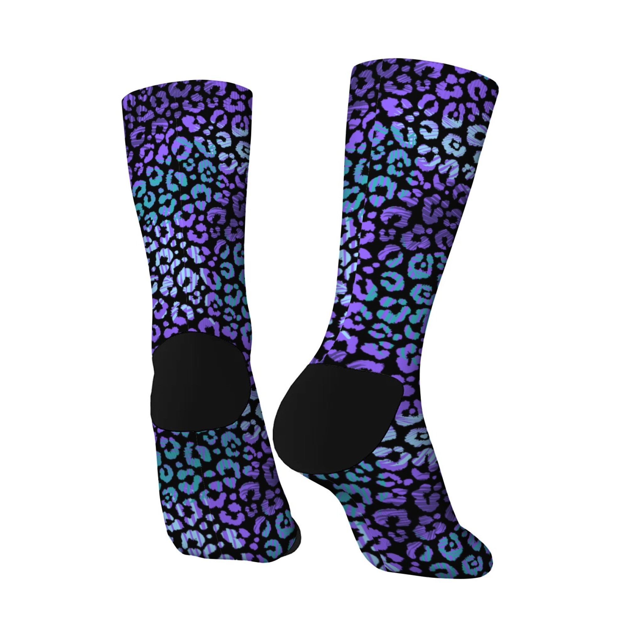 Neon Leopard Print Socks Y2K S - Street Fashion Style Youtube 评论和价格
