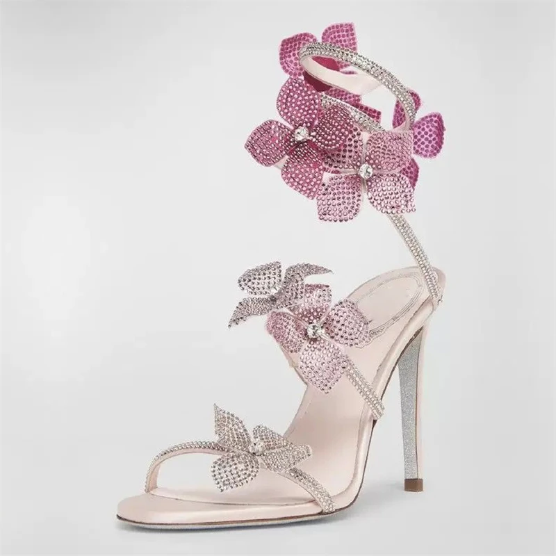 Eilyken Sexy CRYSTAL Flower Th - Street Fashion Women 评论和价格