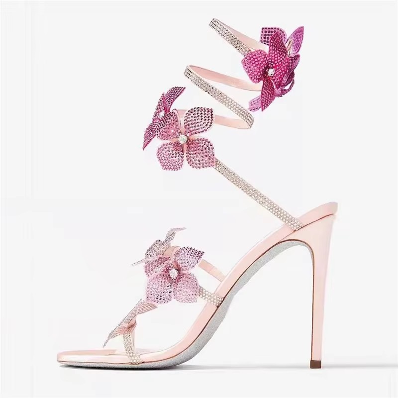 Eilyken Sexy CRYSTAL Flower Th - Street Fashion Women 评论和价格
