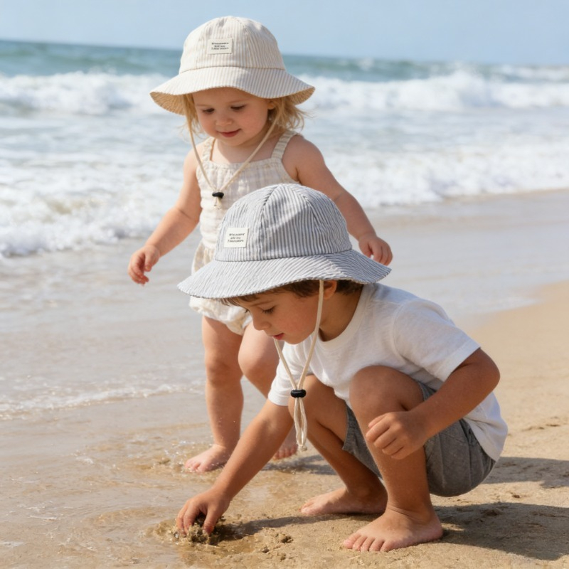 Baby Kids Cute Sun Hat 50cm 1- - Street Fashion Hats 评论和价格