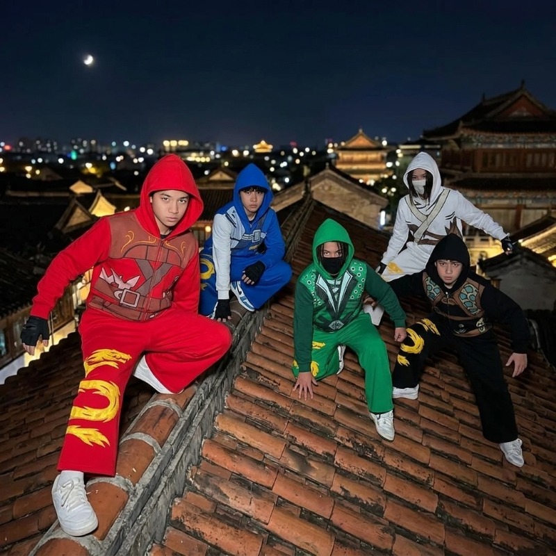 Ninja Warrior Armor Hoodie Set - Street Fashion Us 评论和价格