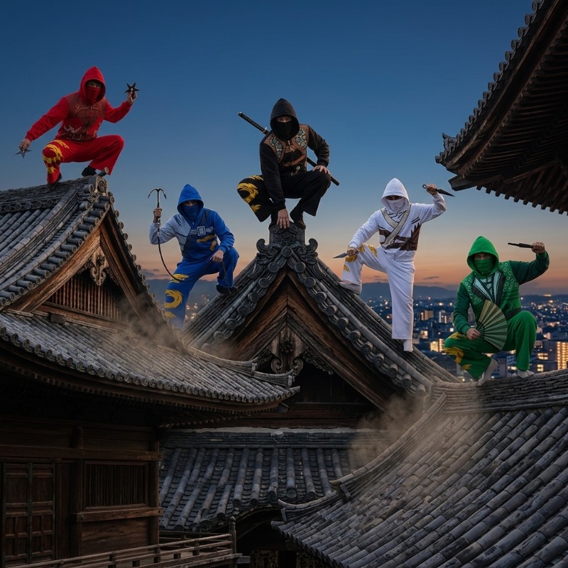 Ninja Warrior Armor Hoodie Set - Street Fashion Us 评论和价格