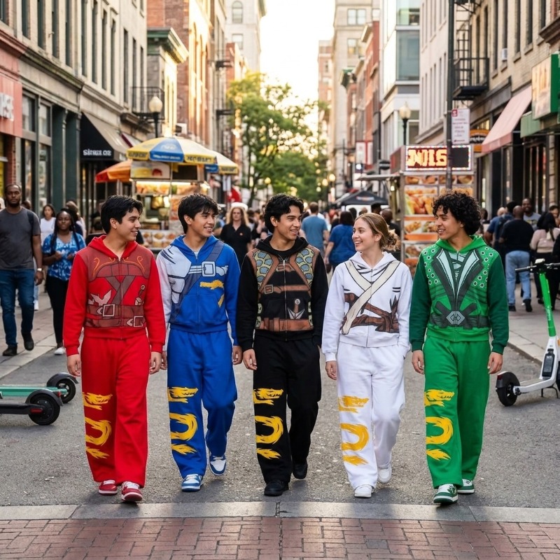 Ninja Warrior Armor Hoodie Set - Street Fashion Us 评论和价格