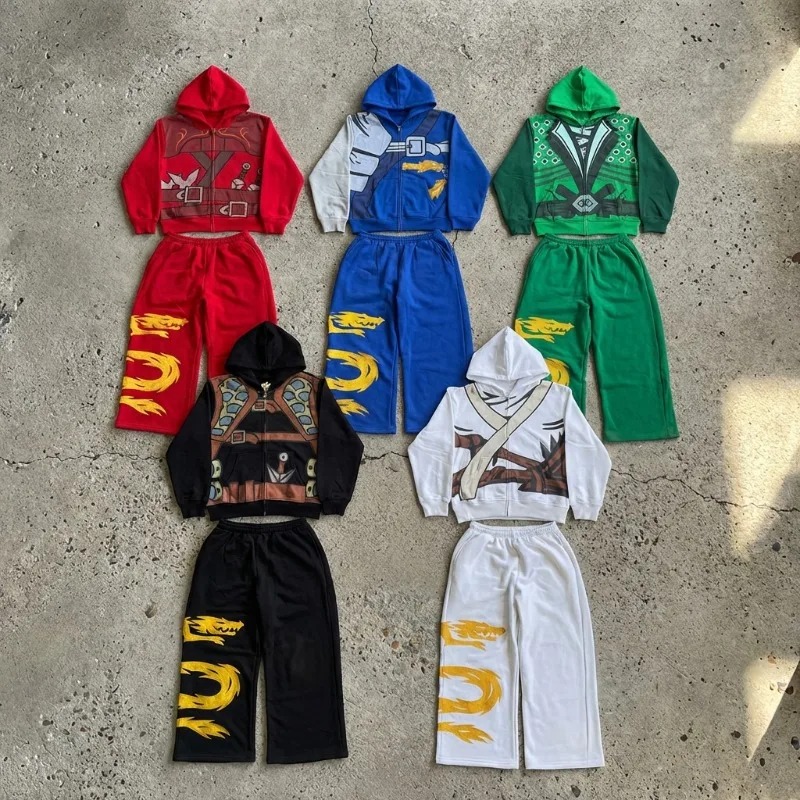 Ninja Warrior Armor Hoodie Set - Street Fashion Us 评论和价格