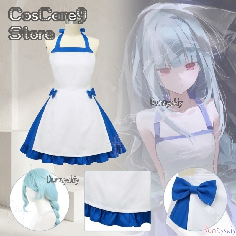 Blue Character Dress Zeno Summ - Japanese Street Fashion Female 评论和价格