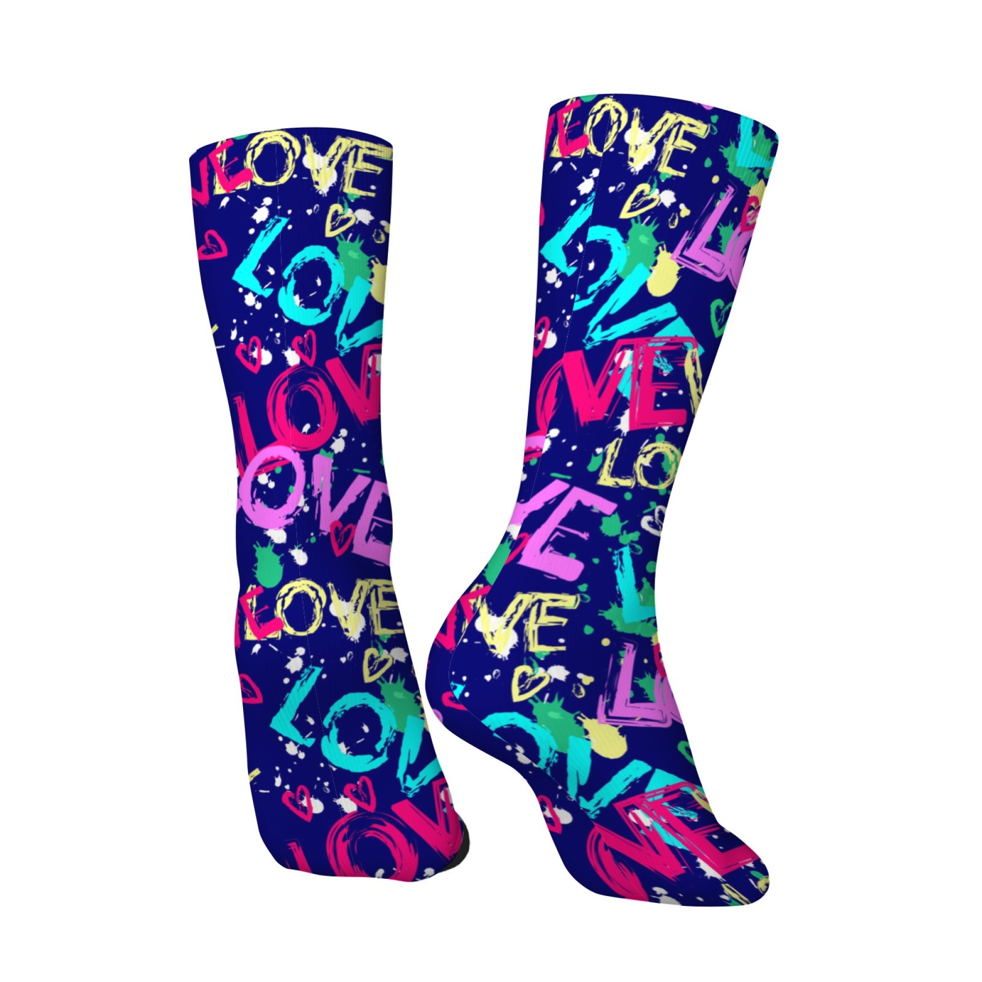 LOVE Colorful Graffiti Happy M - Street Fashion Style Youtube 评论和价格