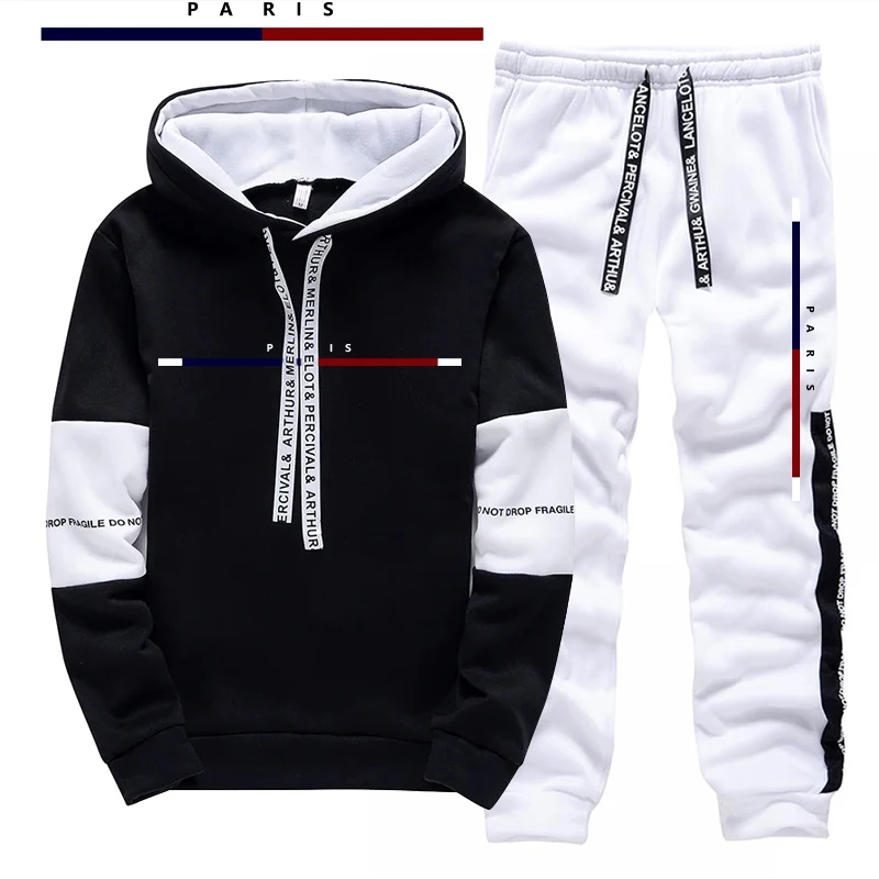 Paris Fashion Printed Men's Se - Street Fashion For Man 评论和价格
