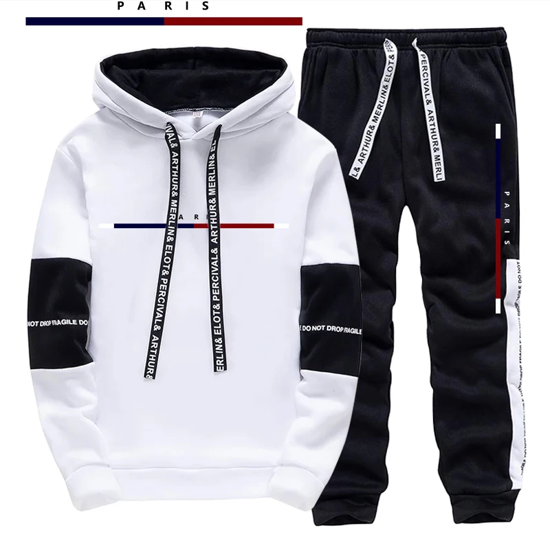 Paris Fashion Printed Men's Se - Street Fashion For Man 评论和价格